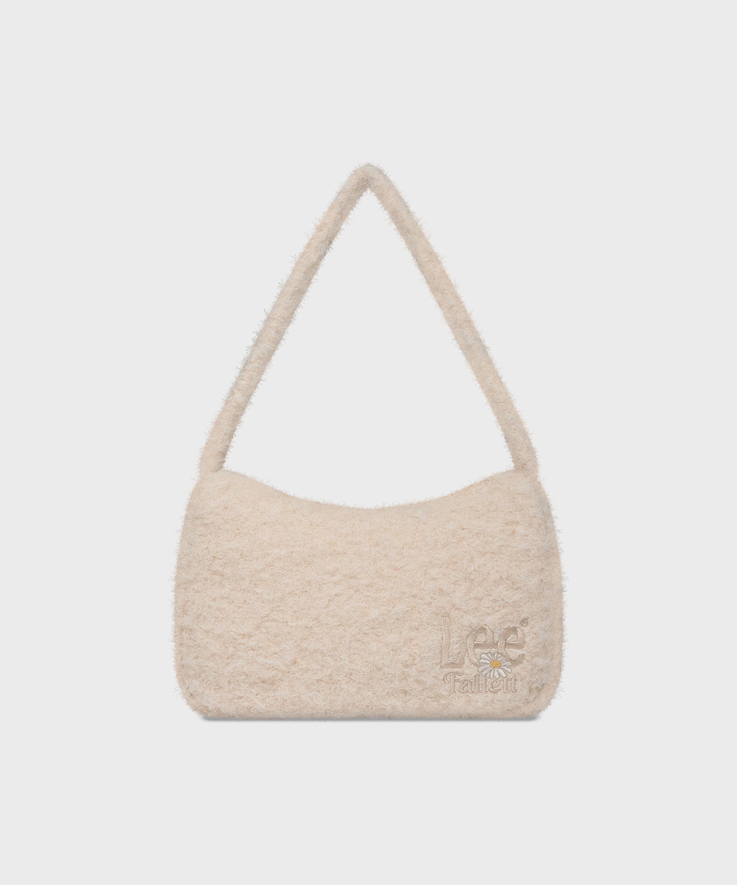 [Fallett x Lee] Sun Flower Logo Hobo Bag / ivory