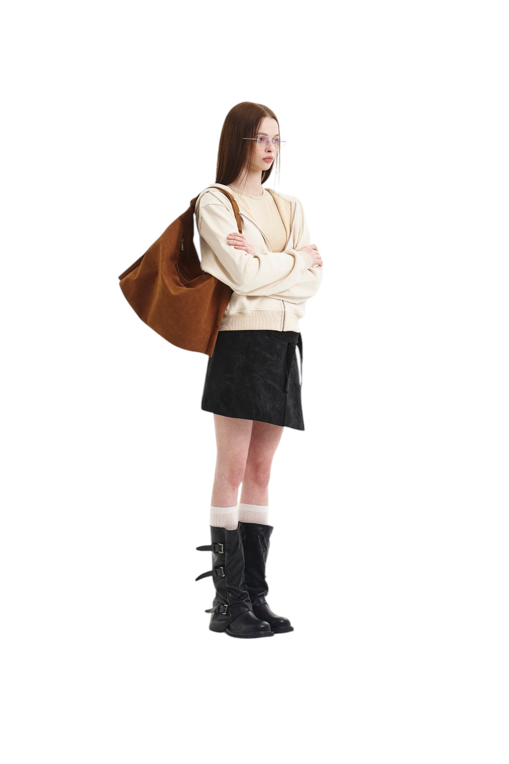 Mur Nuovo Bag / Suede Brown