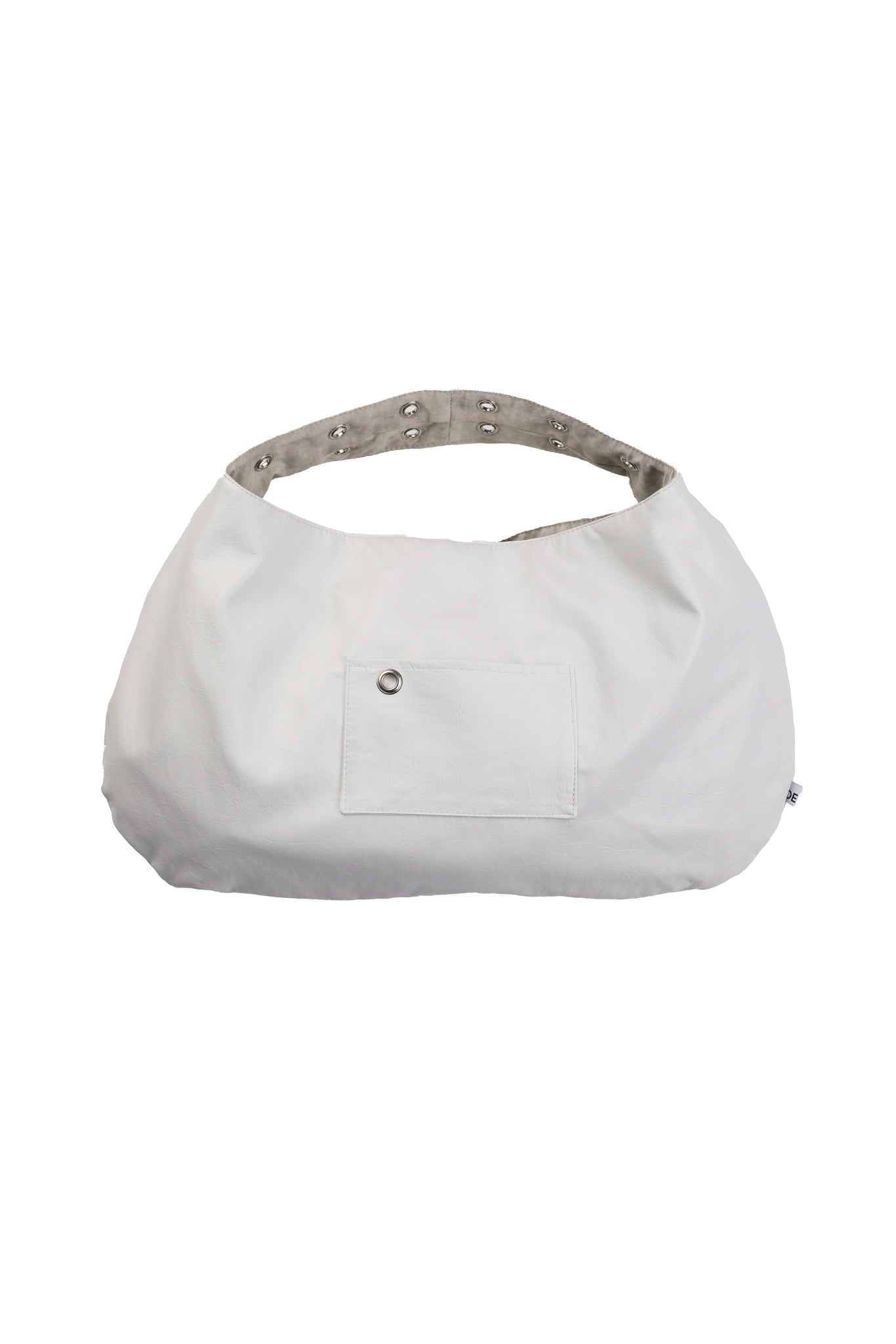 DEPC EYELET LEATHER BAG (WHITE)