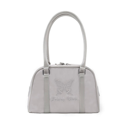 FANCY CLUB BYRINIC BOWLING SHOULDER BAG - GREY