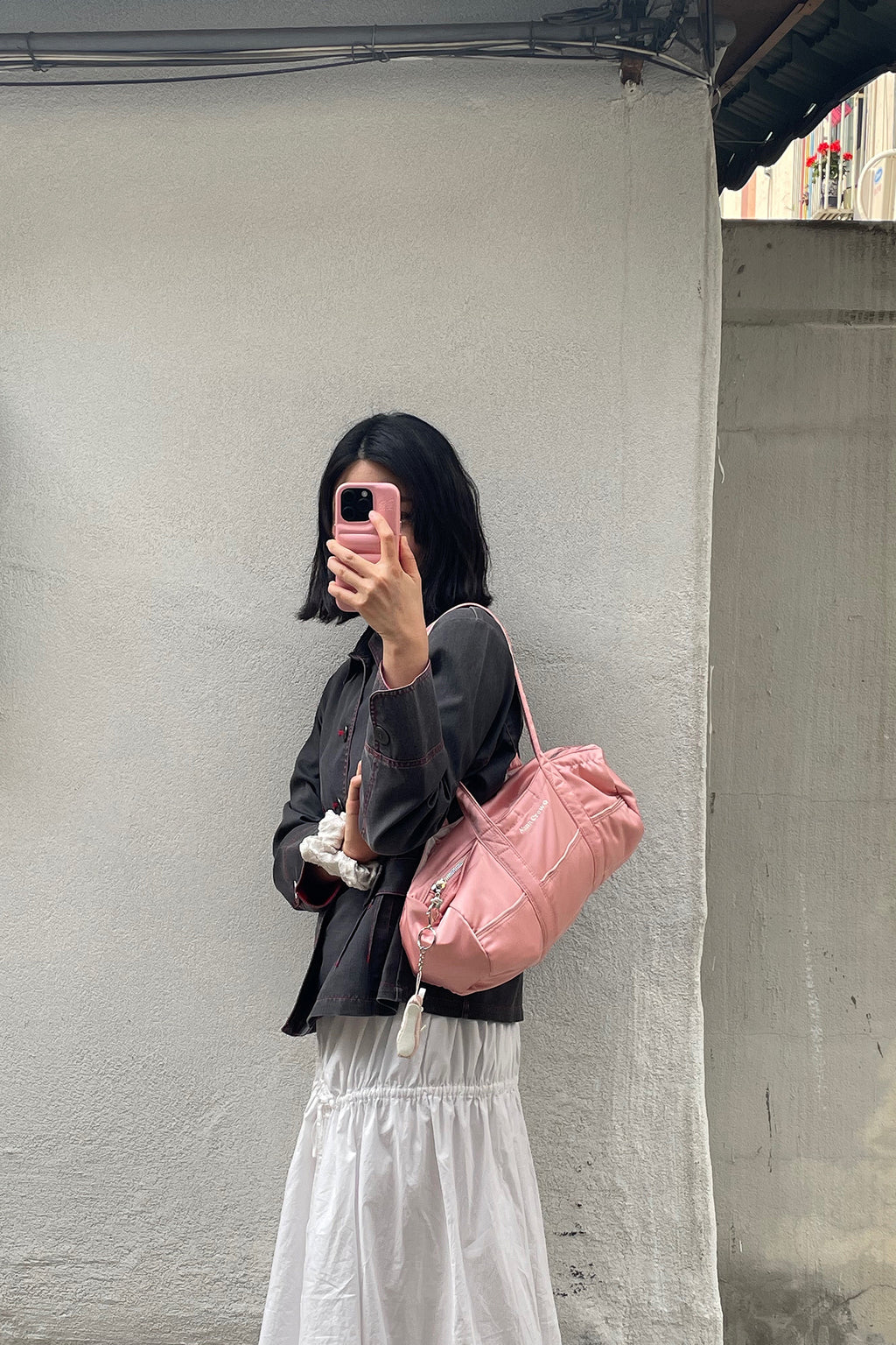 NANACREW MINI DUFFLE BAG - BALLERINA