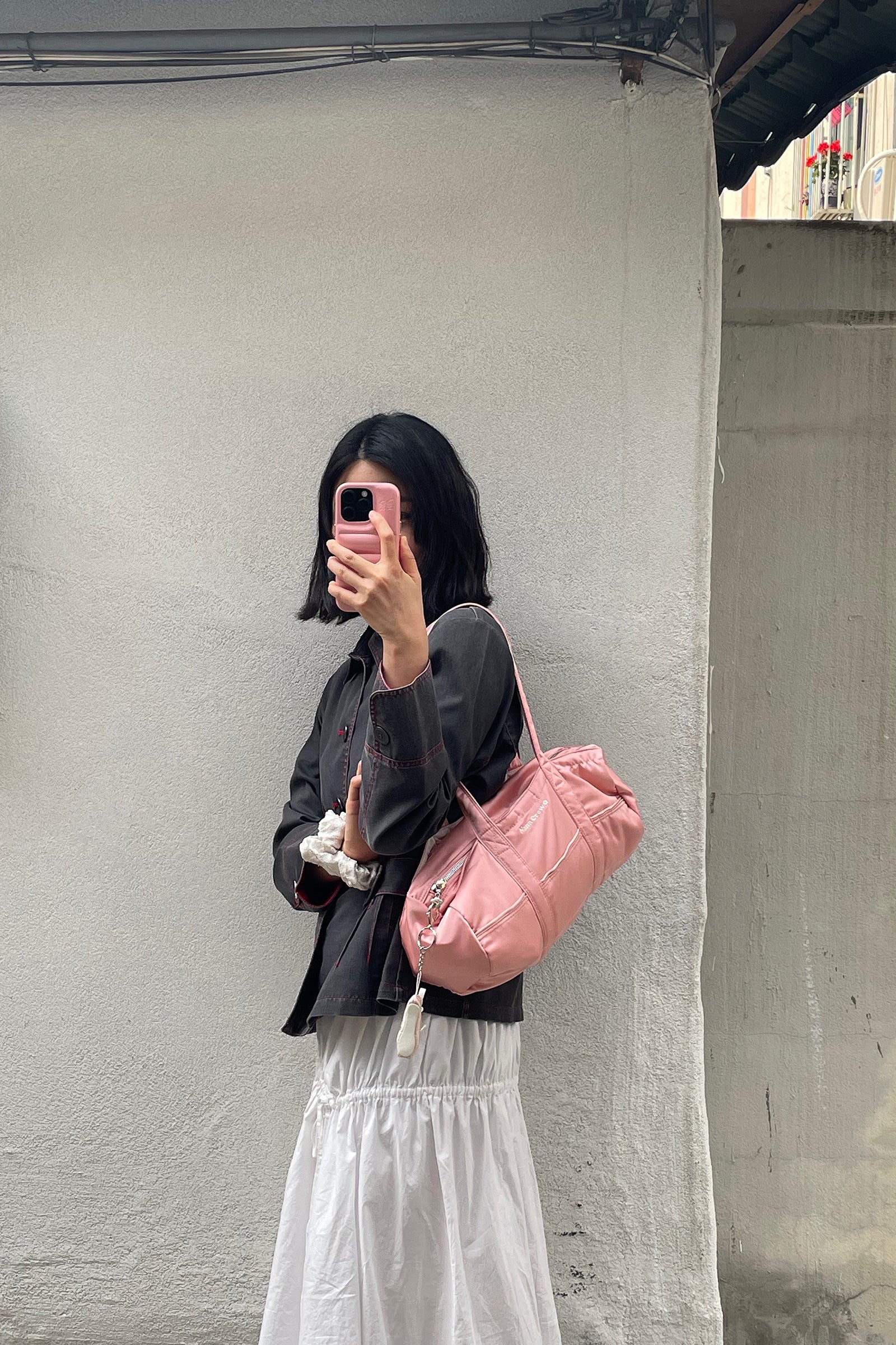 NANACREW MINI DUFFLE BAG - BALLERINA