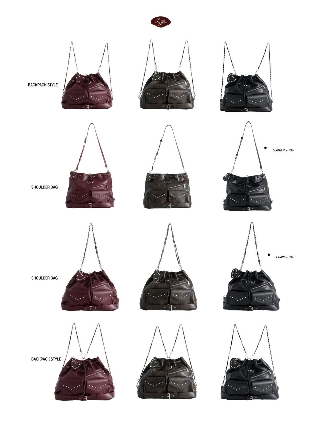 Multi-use Roré 3-way Bag/Backpack (附送2款肩帶✨) - 3colors