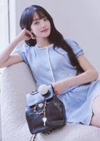 Heart Corsage Backpack - Black