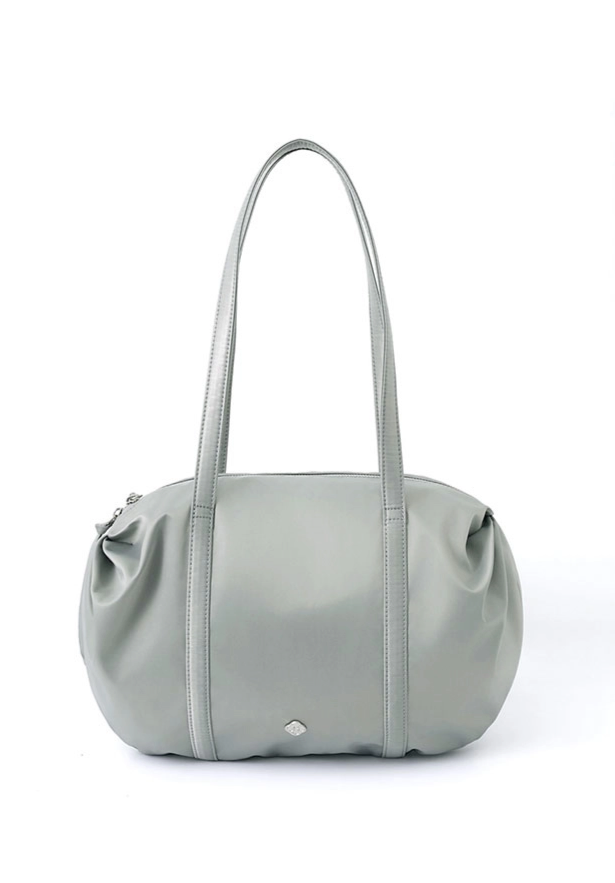 Heeari Aurora Shirring Duffle Bag - silver