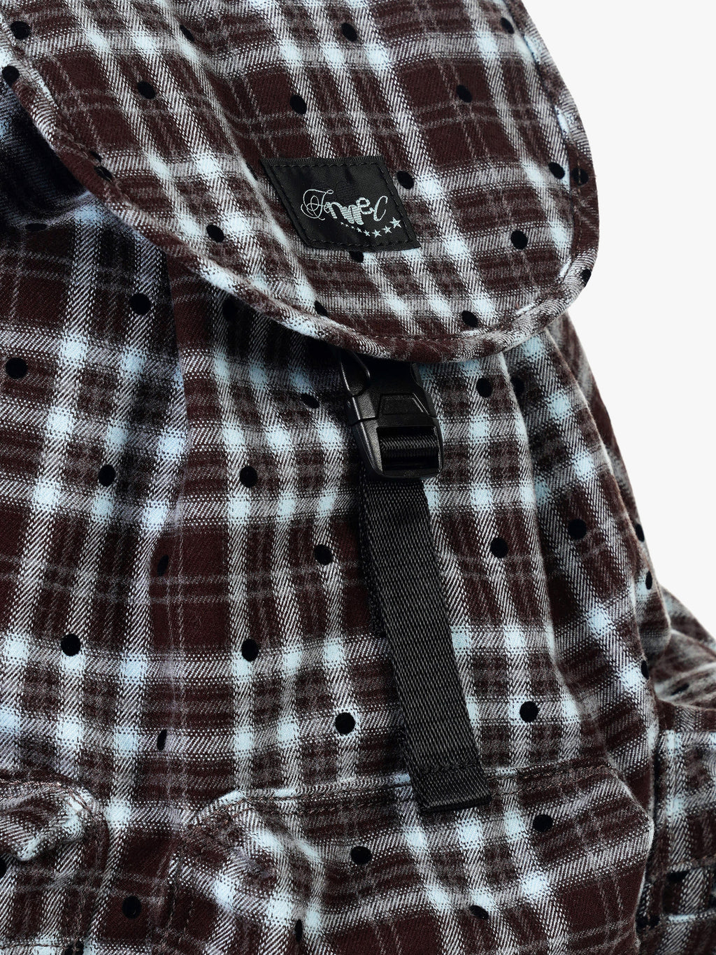 BERRY POCKET BACKPACK LARGE - DOT BROWN