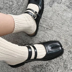 PAES Double Buckle Mule - Black