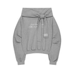 ILLIGO PURE BOW OFF SHOULDER SWEATSHIRT MELANGE
