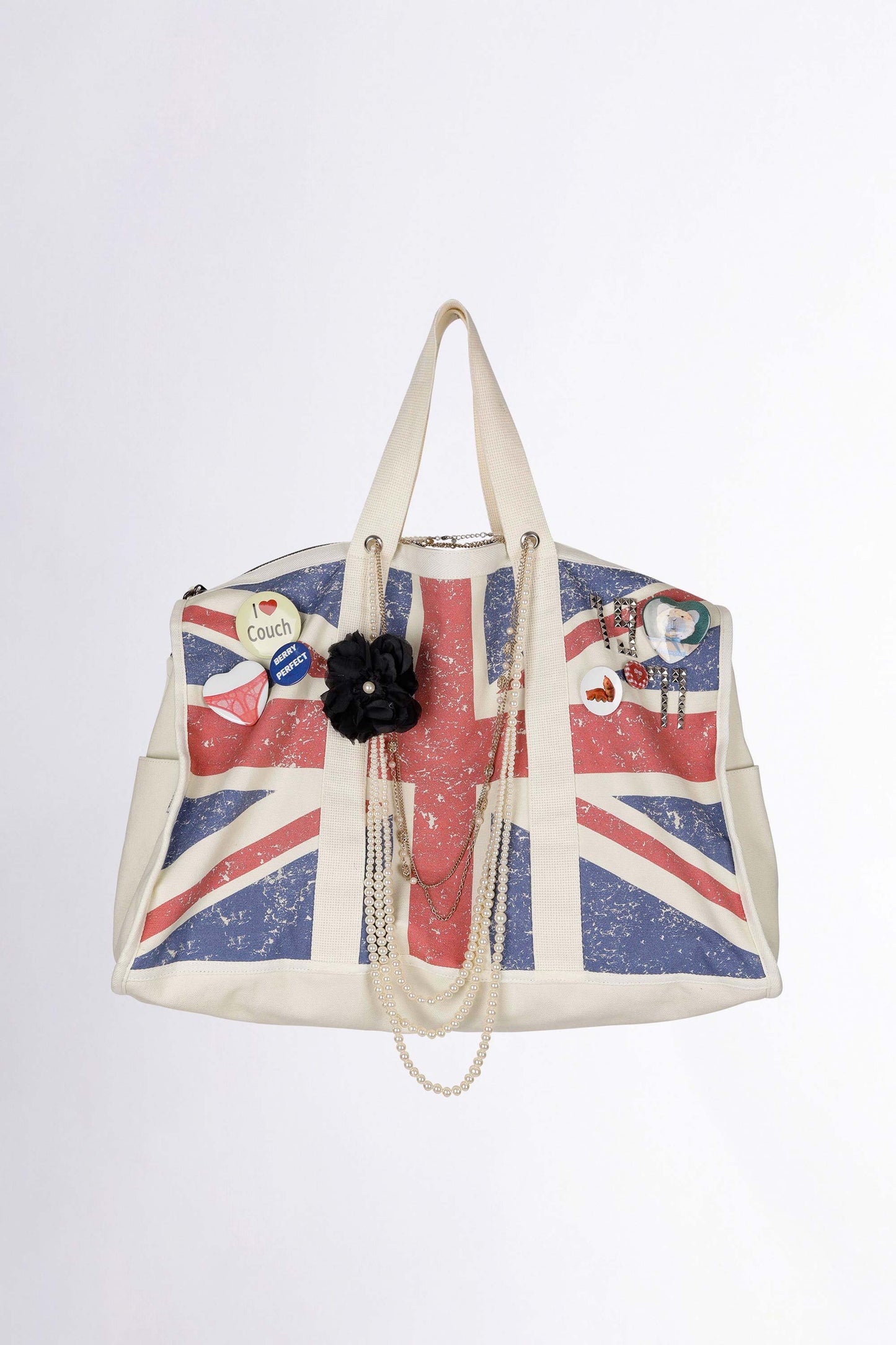 Sculptor Naughty Girl Tote Bag Union Jack