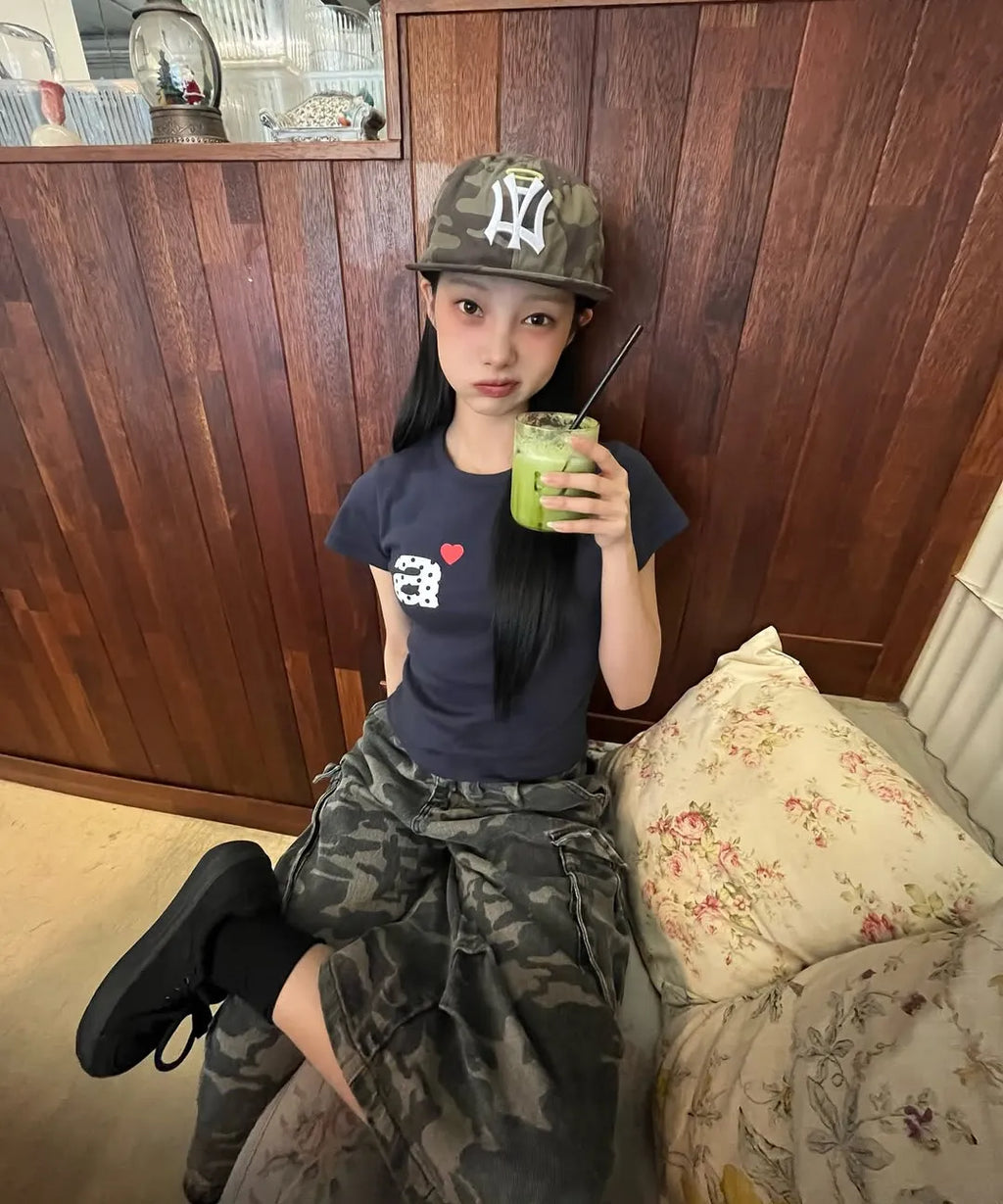 AE SYMBOL ANGEL WING CAP [CAMO]