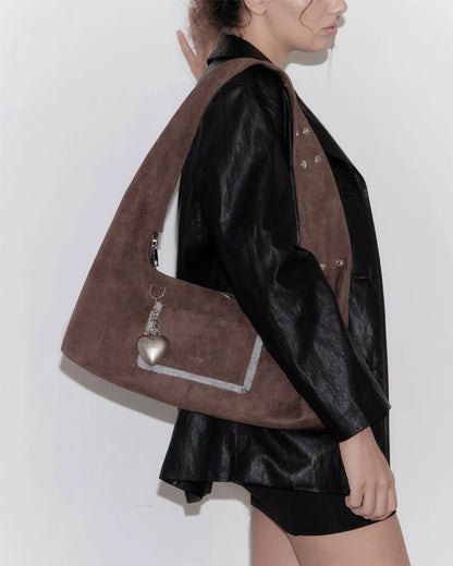 HIETA TINA BAG / SUEDE BROWN