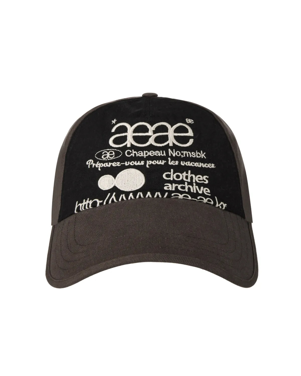 WEB LOGO 5 PANNEL BALL CAP / 6COLORS