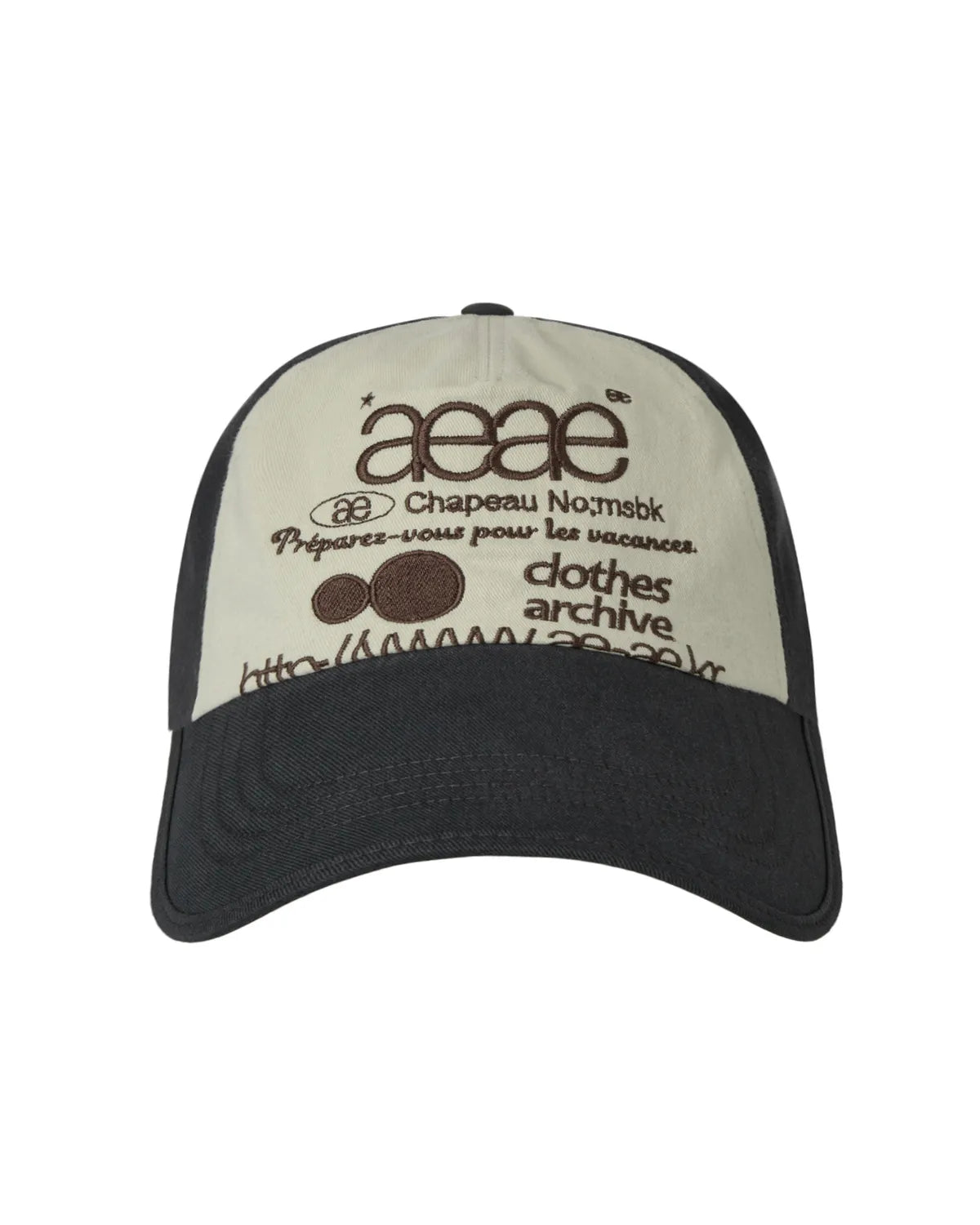 WEB LOGO 5 PANNEL BALL CAP / 6COLORS
