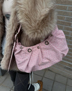 [FOR APPEAL] CARRY LIGHT HOBO BAG_LEOPARD PINK
