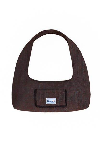 HIETA LACE TINA BAG / CHOCO BROWN