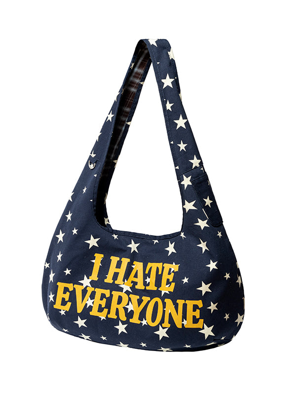 LSC REVERSIBLE STAR SHOULDER BAG (NAVY)