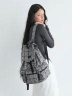 BERRY POCKET BACKPACK LARGE - DOT GREY
