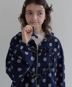 [Rei同款🎀] funfromfun FRILL HEART HOODIE DOT / 2COLORS