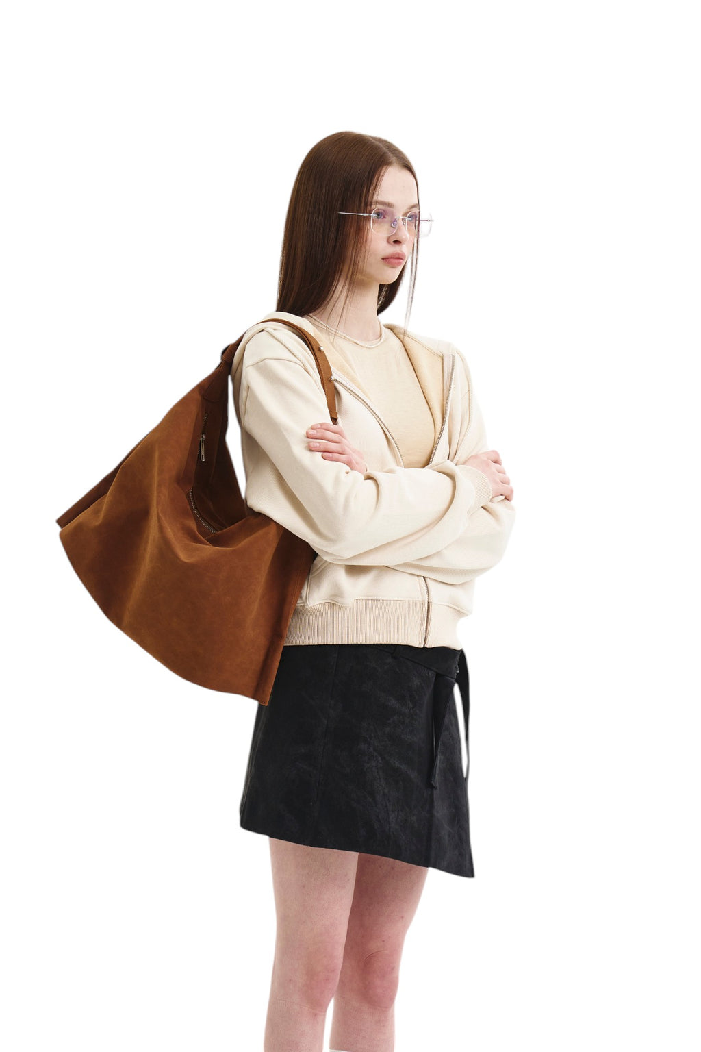 Mur Nuovo Bag / Suede Brown