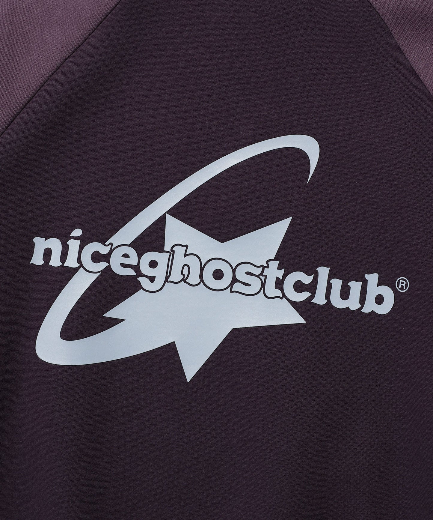 niceghostclub SHOOTING STAR LOGO HOODIE [PURPLE]