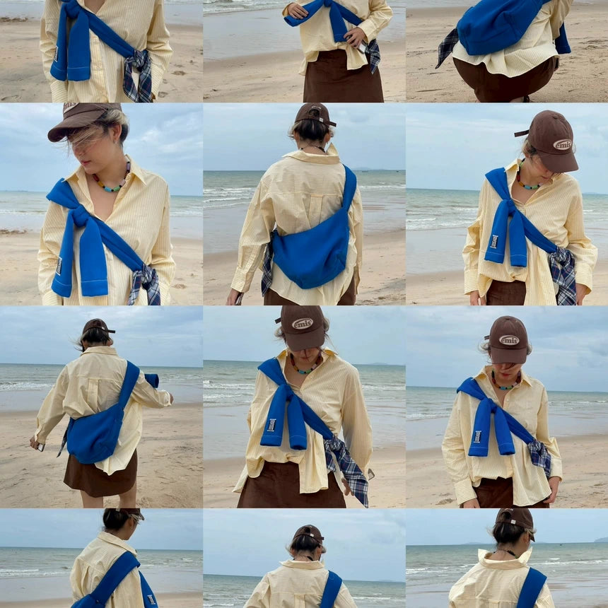 [香港現貨✨] [官方代理💣] KENTNEEY 3-WAY SWEATER DAILY WINDY BAG - Dazzy Blue