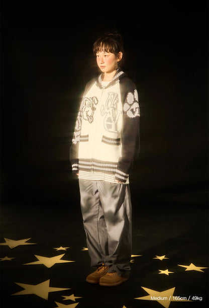 BOWWOW COWICHAN CARDIGAN [IVORY]