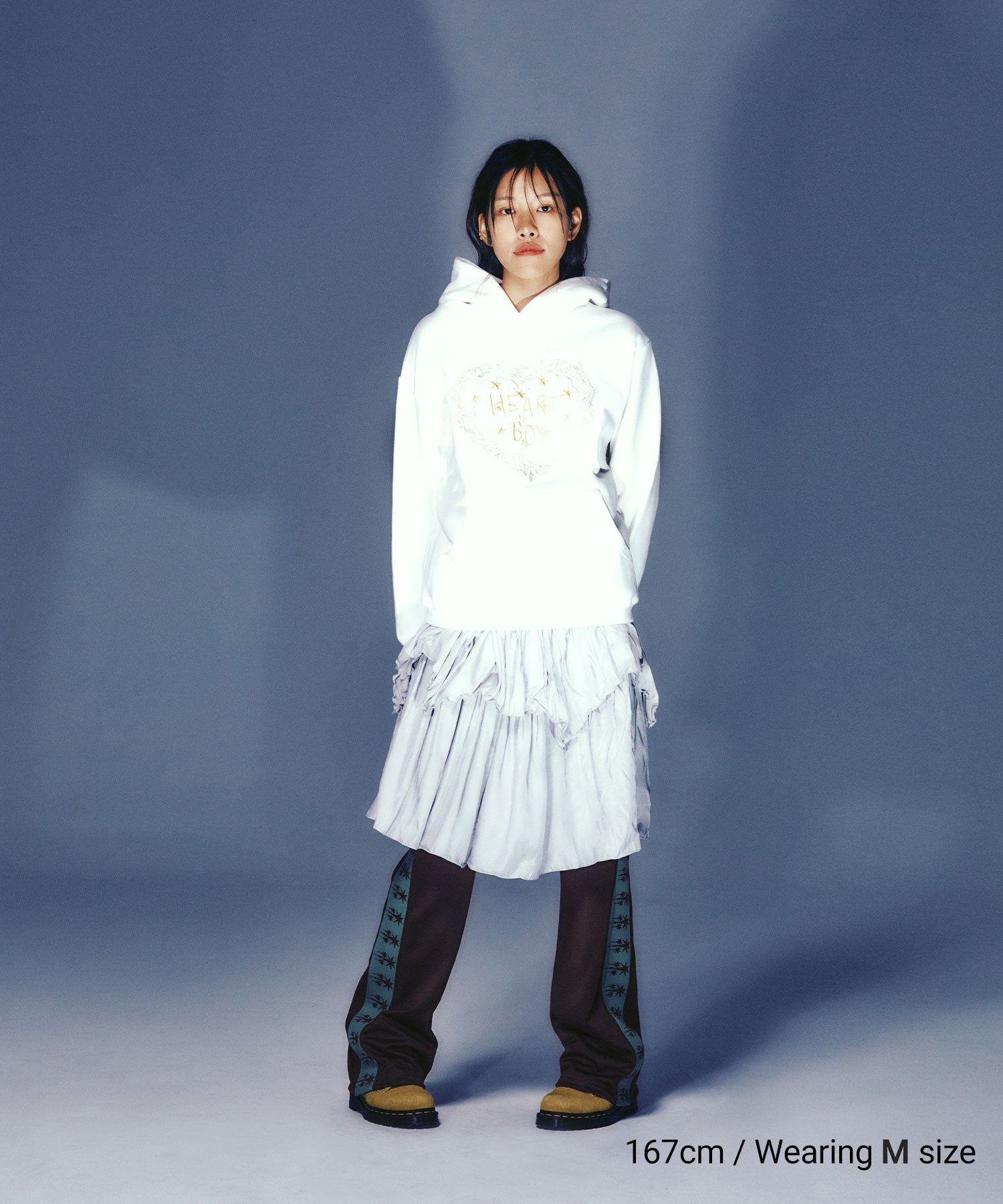 niceghostclub HEART BOY HOODIE [WHITE]