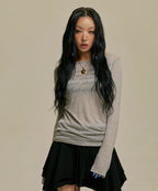 [GILA ARCHIVE] LETTERING SHEER LONG SLEEVE (3 colors)