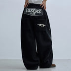 LSC Star Stud Wide Fleece Pants Black