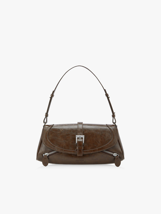 FINDKAPOOR Becky Shoulder Bag Medium / Dark Brown