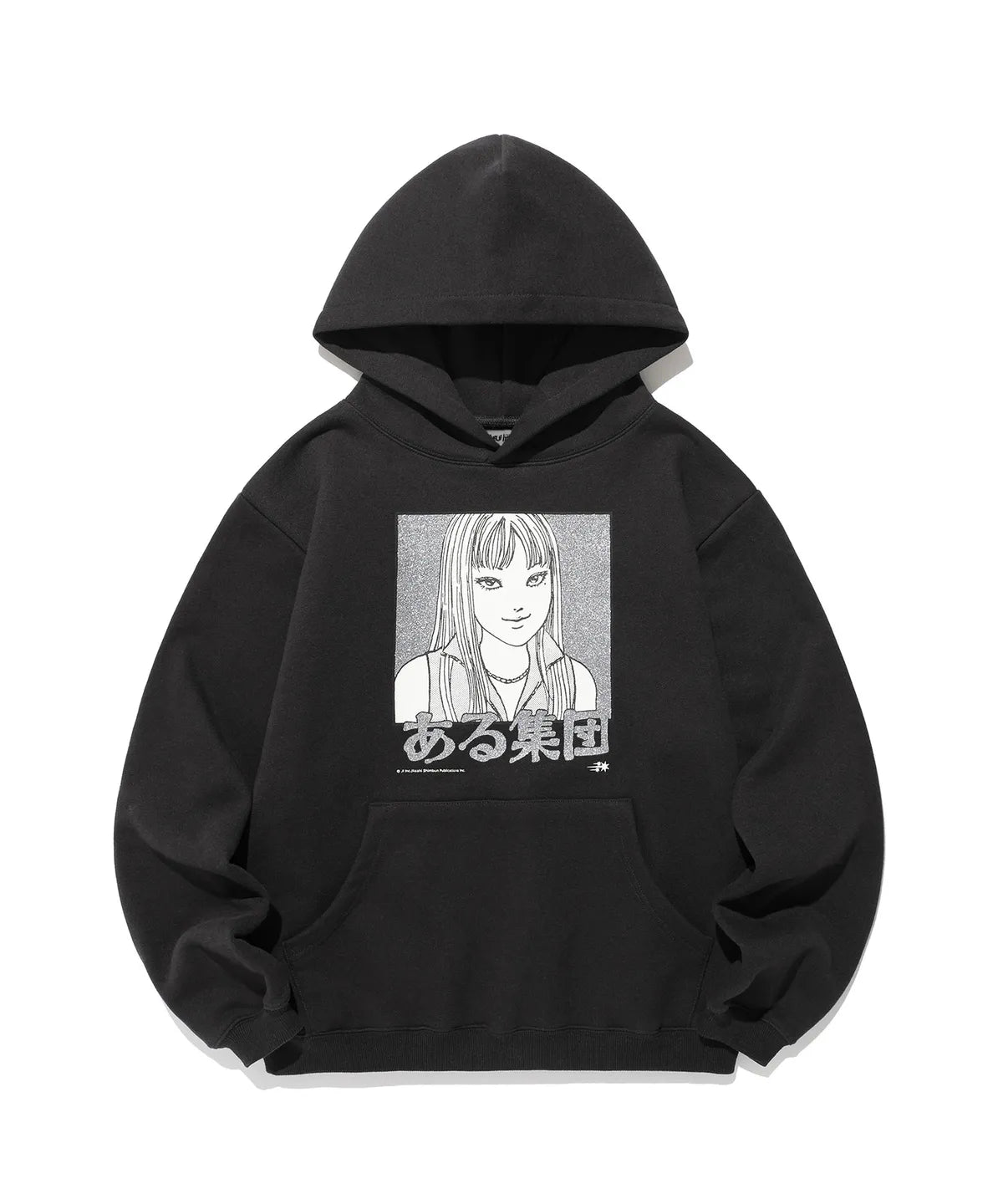 niceghostclub JUNJI ITO MANIAC TOMIE GLITTER HOODIE [BLACK]