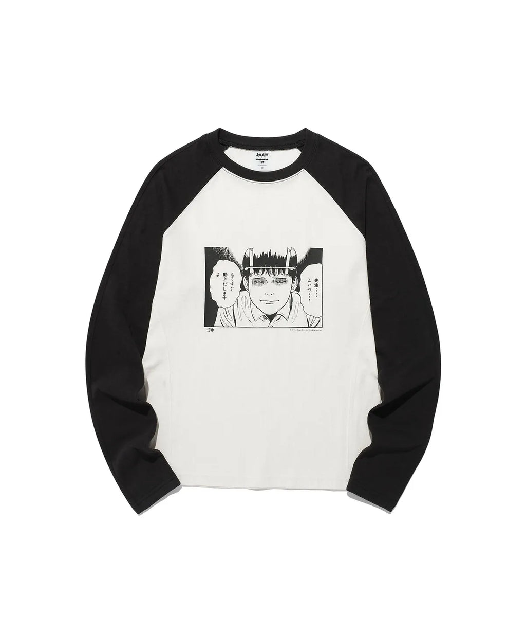 niceghostclub JUNJI ITO MANIAC SOUICHI SLIM L/S TEE [WHITE]