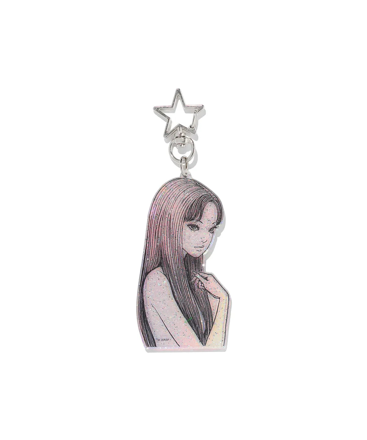 niceghostclub JUNJI ITO MANIAC TOMIE GLITTER ACRYLIC KEYCHIAN [SILVER]