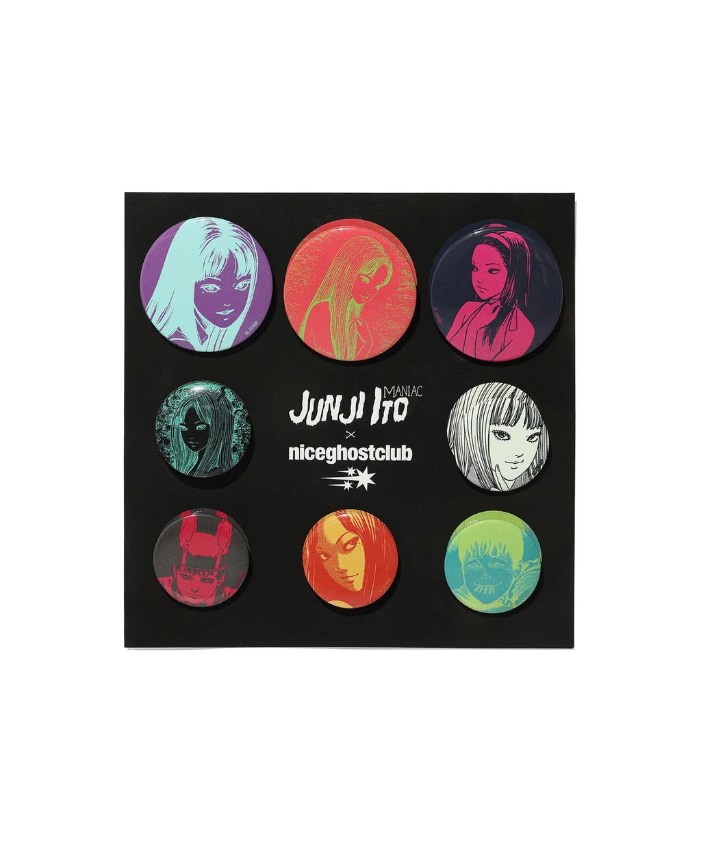 niceghostclub JUNJI ITO MANIAC PIN BUTTON SET [MIX]