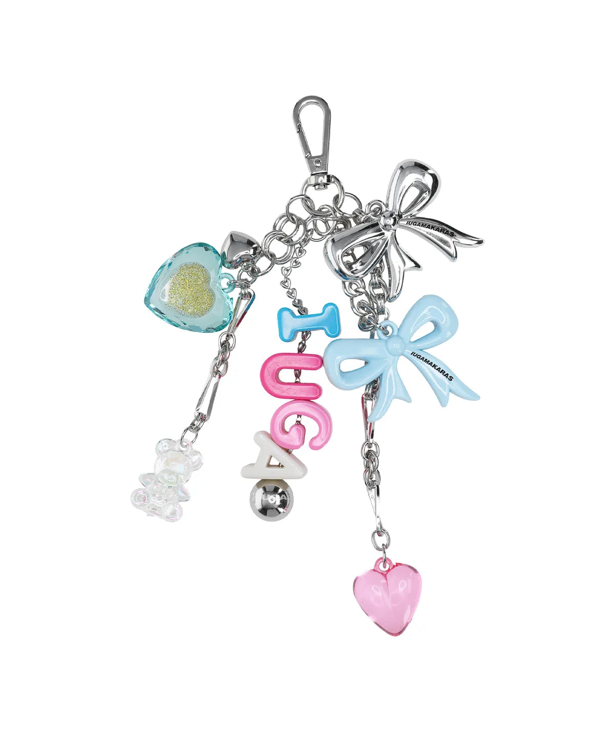 Colorful IUGA Ribbon Keyring