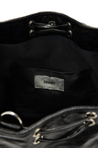 DEINET 5-WAY STUD POCKET MULTI BAG IN BLACK