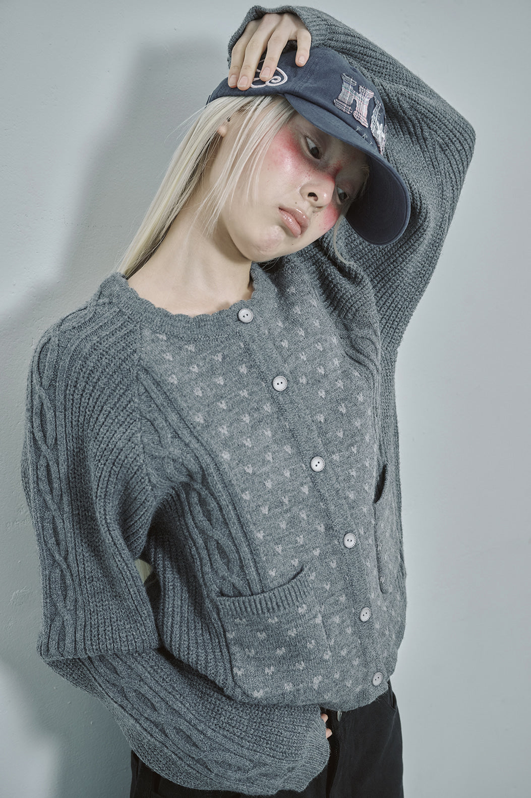 hugyourskin HUG friends cap (Navy)