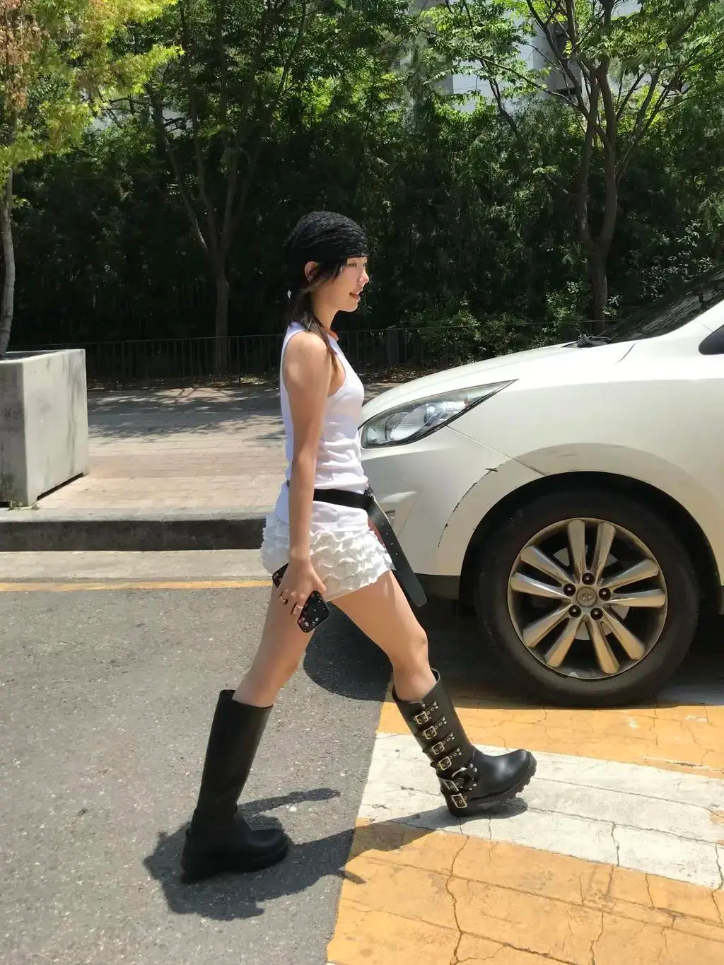 [韓國製造🇰🇷] Printy Tiered Banding Shorts / 3colors