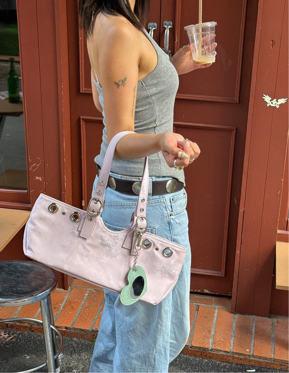 BECKY MINI BAG / POWDER PINK