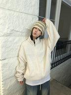 CREAM BEANIE