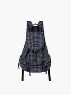 BERRY POCKET BACKPACK LARGE - CHECK NAVY