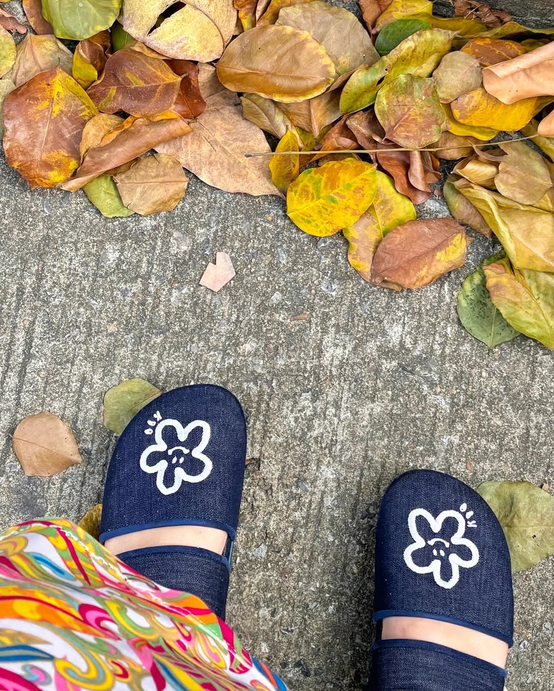 kuudoo Denim Flower Sandals (size 35~45 available)