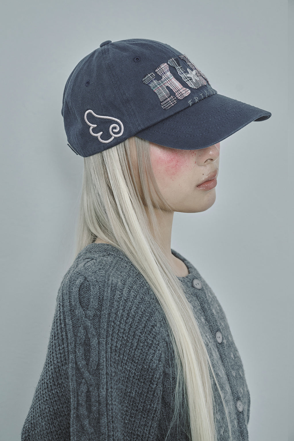 hugyourskin HUG friends cap (Navy)