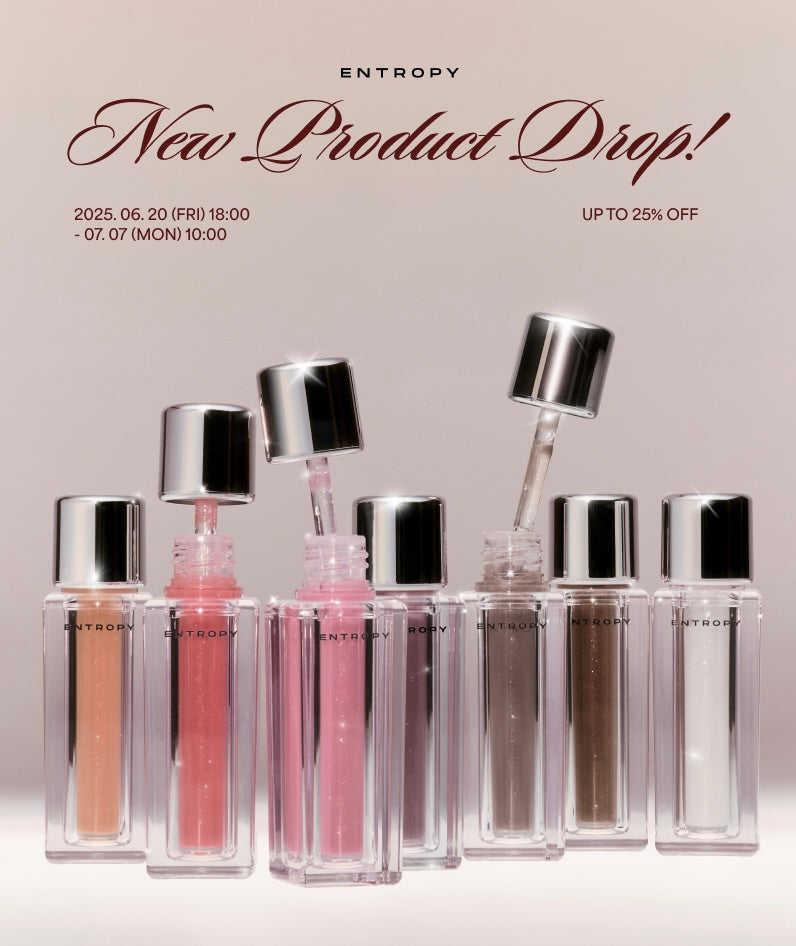 ENTROPY Tulle Sparkle Gloss Lip Tint / 7colors