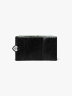 fennec HEARTY FLAP WALLET - BLACK