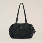 Heeari Aurora Shirring Duffel Bag - Glossy Black