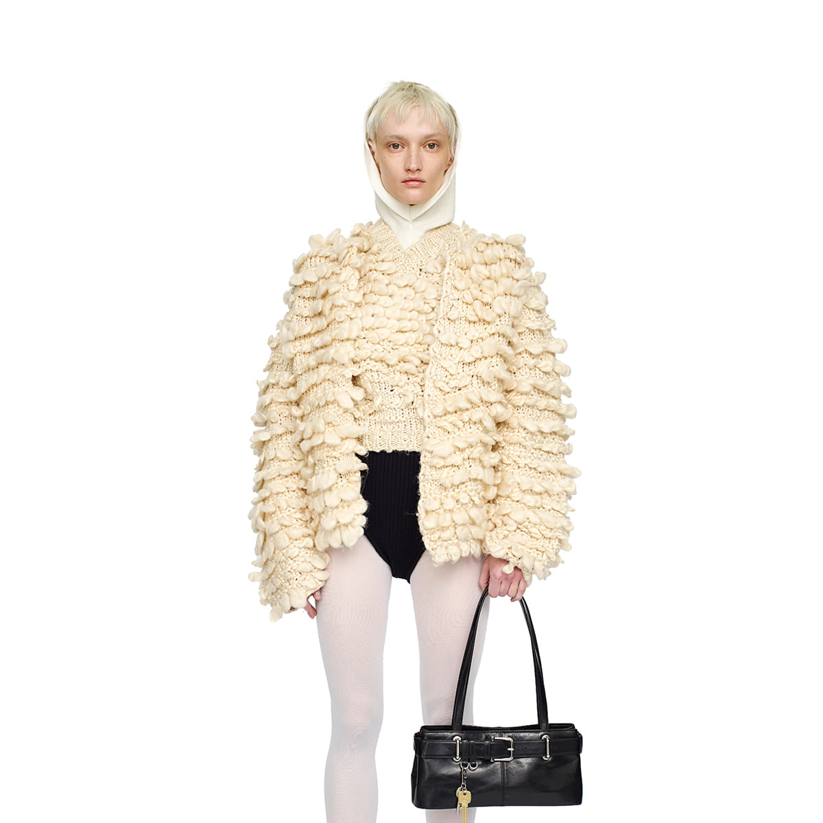 OSOI SHOULDER BROCLE MINI / STONE BLACK