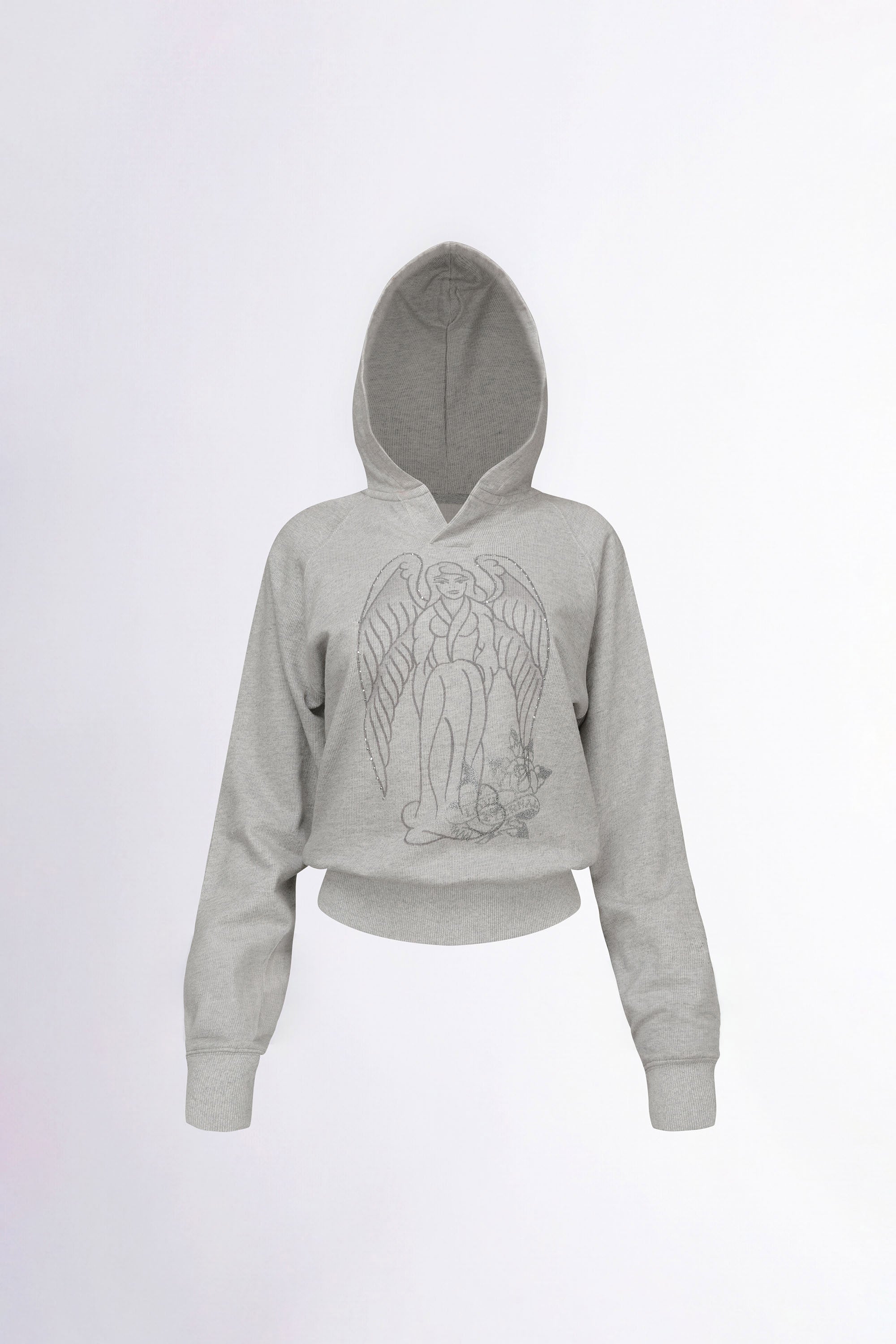 トップス SCULPTOR Ed Hardy Angel Hoodie Sculptor X Ed Hardy] Angel Hoodie White