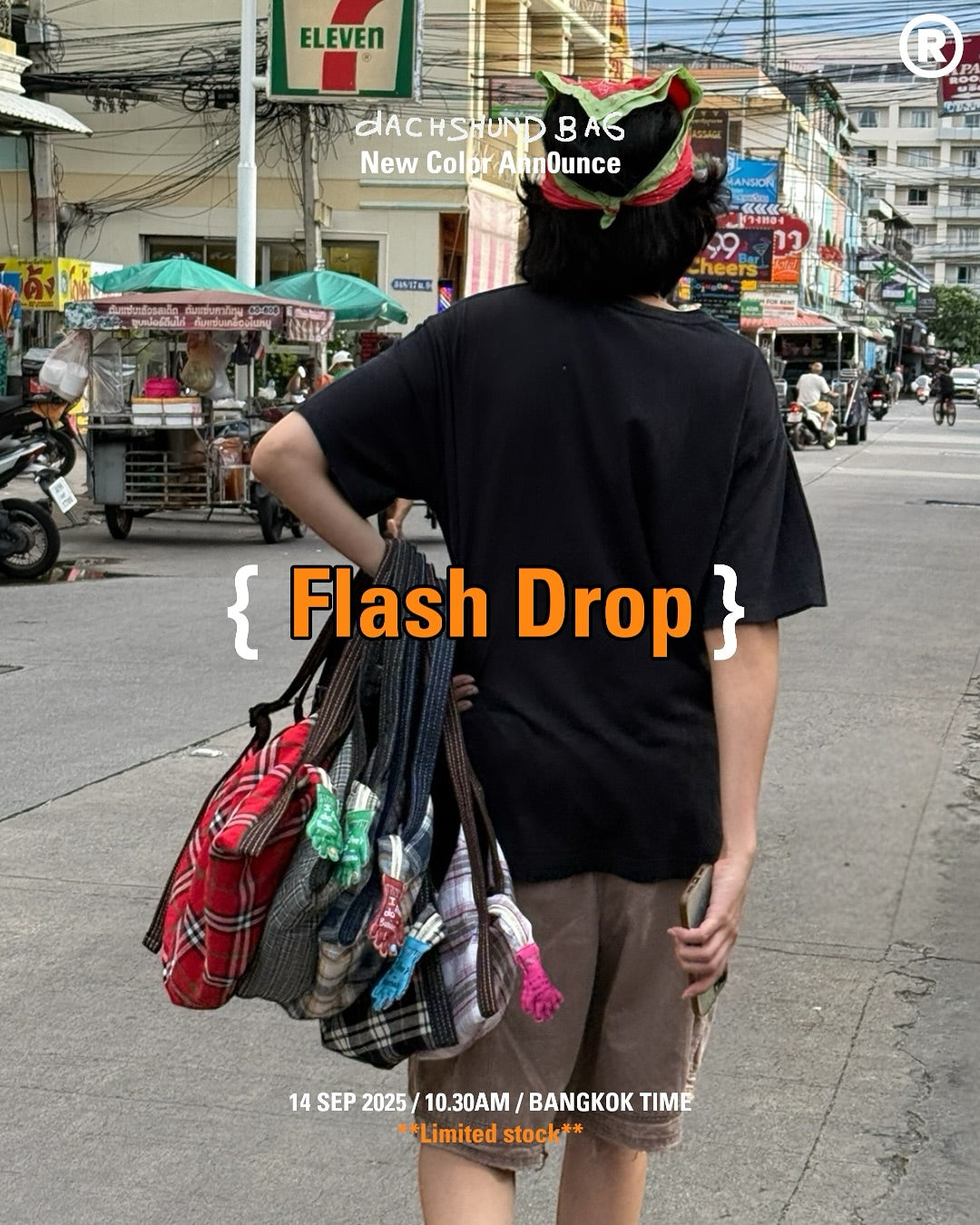 [官方代理] 超限量 FLASH DROP⚡️ Dachshund Bag - 5colors