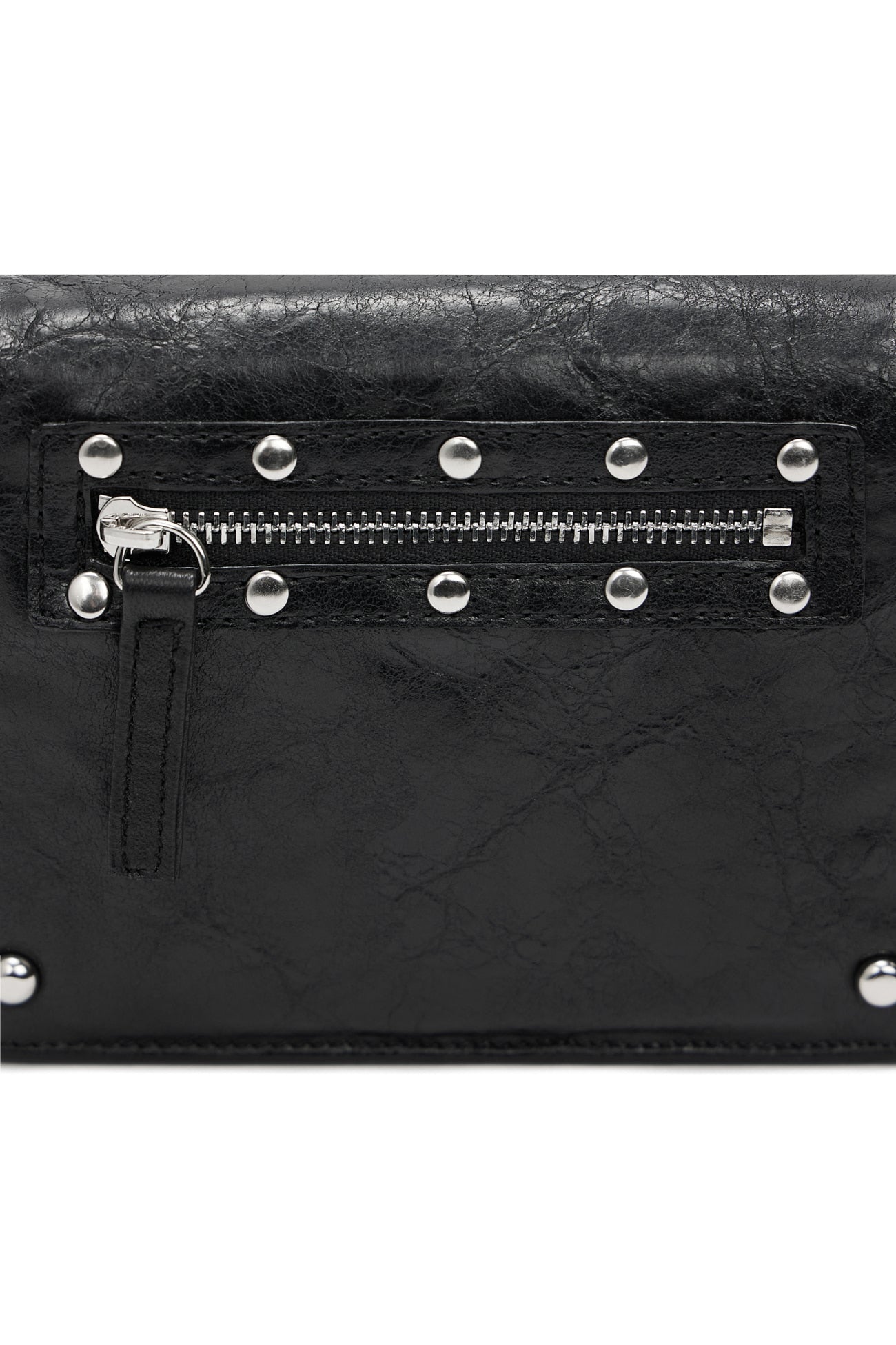 DEINET Travel Stud Cross Chain Mini Bag / Black